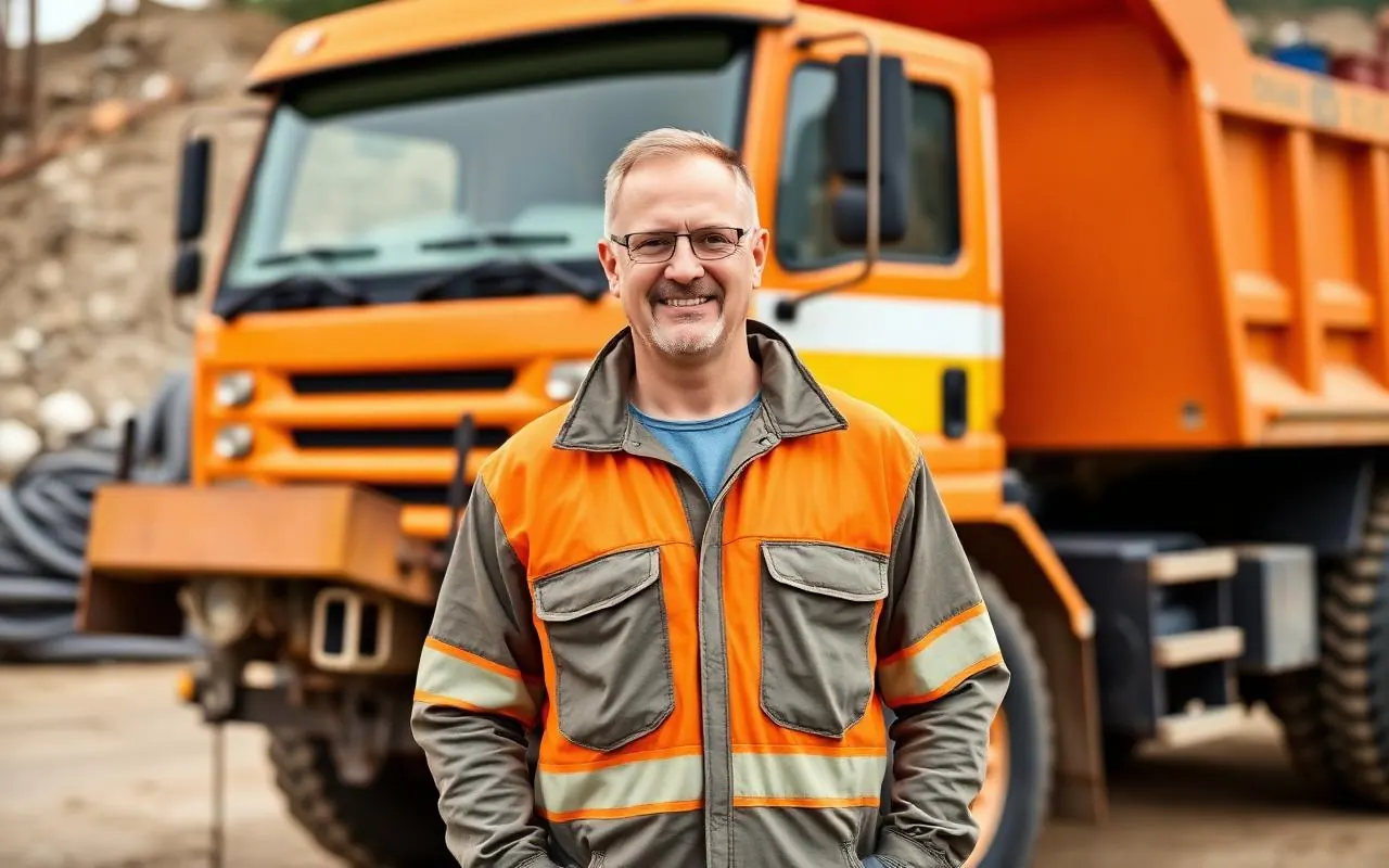 Owner-operator with truck